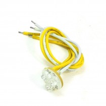 6-12V 4 Wire Connector 3 LED Yellow Light Series Indicator Lamp