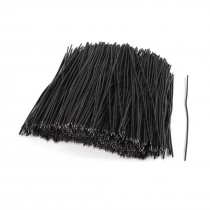 1000 Pcs Black PVC Tin Plated Copper 0.3x120mm 26AWG Wire Brushless Motor Cable