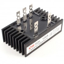 SQL Type 3 Phase Diode Heatsink Bridge Rectifier 100A 1600V