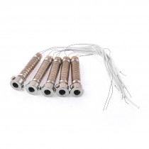 5 Pcs 100W Two Wires Soldering Iron Solder Metal Heating Element Cores