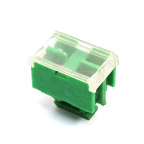 32mm G Type DIN Rail Mounting 600V 10A 2 Pole Barrier Screw Terminal Block