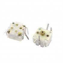 2pcs 443DF 20-126pF Medium Variodencer Adjustable Capacitor for Radio