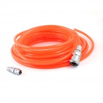 13M Long 5 16" x 1 5" Quick Connect Polyurethane Tube Air PU Hose Orange Red
