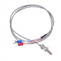 6mm Threaded K Type 800C Thermocouple Temperature Probe Sensor 3.2ft