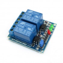 PIC ARM 51 AVR Shielded Optocoupler Low Level Relay Module 9V 2CH