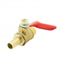 Rotary Lever Open Close Controller Brass Ball Valve PT1/4 Thread