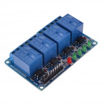 Optocoupler Driver Low Level Relay Module 5VDC 4CH for ARM DSP AVR