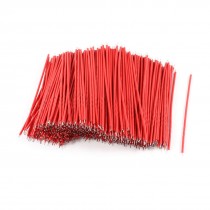 500 Pcs Red PVC Tin Plated Copper 0.4x80mm 26AWG Wire Brushless Motor Cable