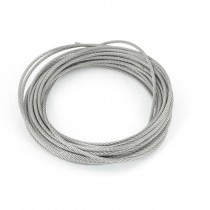 4mm Dia 12M Long 7x19 Flexible Stainless Steel Wire Cable for Grinder