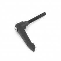 M6 x 45mm Thread Clamping Lever Adjustable Handle Black