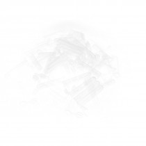 200 Pcs 10ml Round Bottom Micro Centrifuge Tubes w Attached Caps Clear White