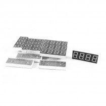 10 Pcs Common Cathode 12 Pin 4 Bit 0.56" Red LED Display Digital Tube
