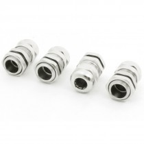 4pcs Stainless Steel Waterproof Cable Gland Connector Fastener M12x1.5