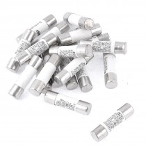 20 Pcs AC 500V 32A RT14 RT18 R015 Fast-blow Acting Ceramic Fuse 10mm Dia 38mm