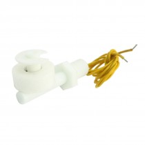 11mm Thread Dia White Water Level Sensor Right Angle Liquid Floating Switch