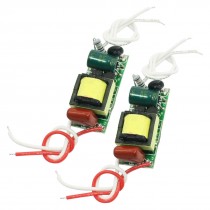 2pcs (5-15) x 1W LED Light Power Driver Transformer 85-265VAC 12-25VDC