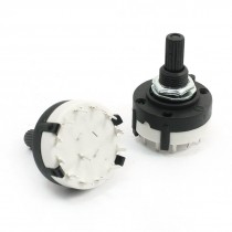 2Pcs 1 Pole 12 Position 1P12T Soldering Lug Selector Rotary Switch