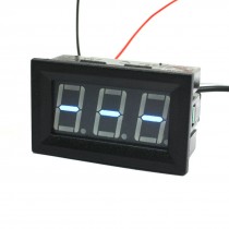 Panel Mounting Blue LED Digits Display DC 0-100A Ammeter w Four Wires