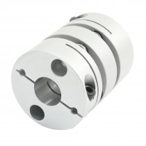 12mmx14mm Clamp Tight Motor Shaft 2 Diaphragm Connector Coupling Joint