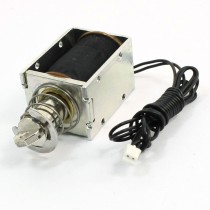 DC 24V Pull Type Open Frame Solenoid Electromagnet Holding Force 1mm 2900g