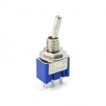 Blue AC125V 6A 3-Pin SPDT 2 Position Mini Toggle Switch