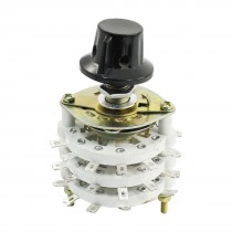 Metal Plastic Rotary Switch TV Radio Band Channel Selector 3P11T