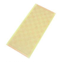 Beige 2.54mm Pitch PCB Board Copper Prototype Breadboard 1 Side 100x220mm