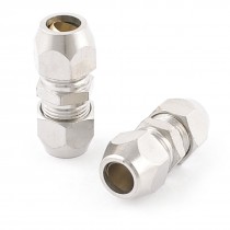 2 Pcs 8mm Pneumatic Air Hose Straight Quick Coupler Coupling Connector