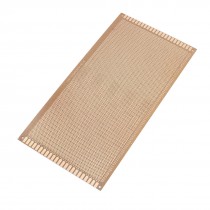 130x250mm Single Side Copper Coated Brown Printed Circuit Board Stripboard