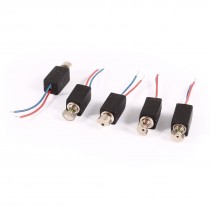 4.6mm x 4.8mm x 8.2mm 2 Wire DC 3V 2000RPM Mini Micro Vibration Motor 5 Pcs