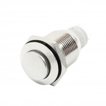 5Pins NO NC Momentary 16mm Stainless Steel Pushbutton Switch 250VAC 3A
