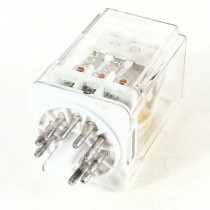 DC 24V Coil 11 Round Pins 3PDT Three Pole Double Throw 3NO 3NC Power Relay