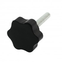 10mm x 60mm Star Cap Clamping Knob Grip 44mm Head Diameter
