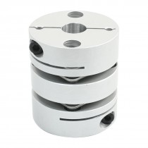 12mm to 17mm Bore Double Diaphragm Motor Wheel Flexible Coupling Joint