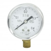 1/4"PT Thread 0-0.4Mpa 2.5 Scale Accuracy Air Pressure Compressor Gauge