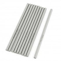 10 Pcs High Speed Steel Lathe Round Bar Rod Milling Cutter 4mm x 100mm