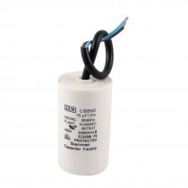 16uF 50/60Hz 450VAC CBB60 Motor Running Capacitor 3.9cm x 6.9cm