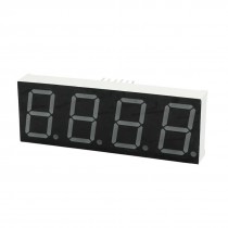 Common Anode 12 Pin 4 Bit 0.8" Red LED Display Digital Tube 72x26mm
