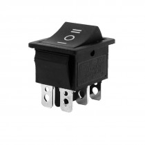 6-Terminals 3 Position ON/OFF/ON DPDT Boat Rocker Switch 16A 250VAC 20A 125VAC