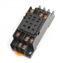 Relay 11-Pin Plug 35mm DIN Rail Power Socket Base PYF11A for HH53P