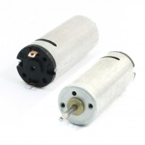 2Pcs DC3V 18500RPM Cylinder Electric Mini 1230 Motor for Hair Clipper Robot