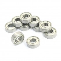 10 Pcs 696ZZ Metal Shields Sealed Deep Groove Ball Bearings 6 x 15 x 5mm