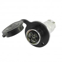 Universal P20-4 4 Pin Plug Socket Electric Deck Aviation Circular Connector