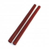 18mm x 10.5mm x 300mm US Standard Red Chromium Alloy Compression Spring x 2