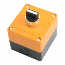 SPDT 2 Position 600V 10A 4 Terminal Rotary Switch w 77 x 71 x 64mm Box