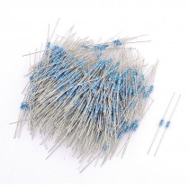 500 Pcs Axial Leads Fixed Carbon Film Resistor 106 Ohm 1/4W Power 5% Tolerance