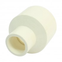 40mm x 20mm Slip x Slip White PVC Water Pipe Straight Connector Coupler