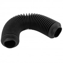 5cm x 50cm Round Flexible Tube Machine Tool Ball Screw Cover Black