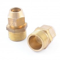 2 Pcs 3 8" PT Pneumatic Air Compressor Hose Male Quick Fitting Connector