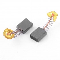 2pcs Power Tool 43/64" x 17/32" x 1/4" Carbon Motor Brushes Repair Part